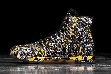 Women's Nobull High-Top Artists For Humanity Trainers Yellow | SG Z2792U